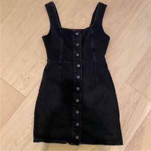 Vintage Urban Outfitters 90s faded black jumper  dress 4